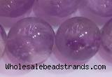 CNA957 15.5 inches 14mm round natural lavender amethyst beads