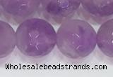 CNA965 15.5 inches 10mm faceted round natural lavender amethyst beads