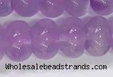 CNA970 15.5 inches 6*10mm faceted rondelle lavender amethyst beads