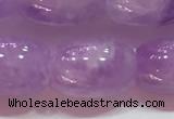 CNA976 15.5 inches 10*14mm drum natural lavender amethyst beads