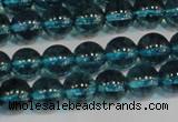 CNC422 15.5 inches 8mm round dyed natural white crystal beads