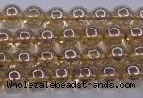 CNC500 15.5 inches 4mm round dyed natural white crystal beads