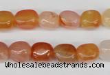 CNG06 15.5 inches 9*12mm nuggets agate gemstone beads