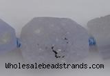 CNG1018 15.5 inches 18*25mm - 25*35mm nuggets blue chalcedony beads