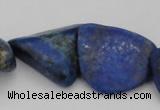 CNG1112 15.5 inches 13*18mm - 20*25mm freeform lapis lazuli beads