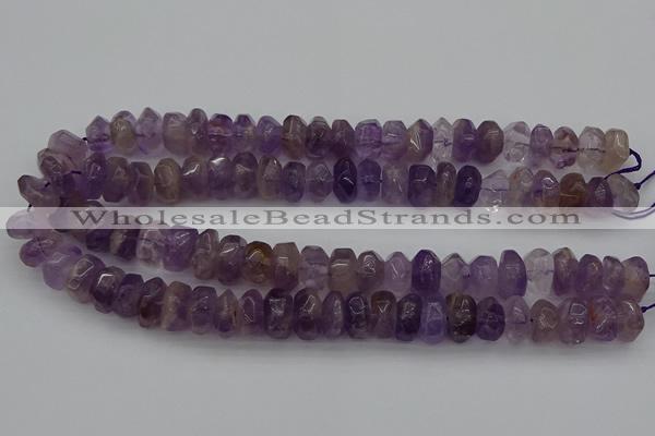 CNG1178 15.5 inches 6*14mm - 8*14mm nuggets ametrine beads