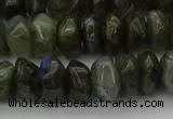 CNG1186 15.5 inches 6*14mm - 8*14mm nuggets labradorite beads