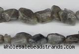 CNG12 15.5 inches 8*14mm nuggets labradorite gemstone beads