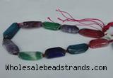 CNG1225 15.5 inches 18*30mm - 20*45mm freeform agate beads