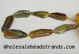 CNG1234 15.5 inches 20*40mm - 25*55mm freeform agate beads