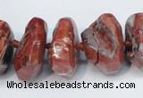 CNG1372 15.5 inches 12*20mm - 18*30mm nuggets agate beads