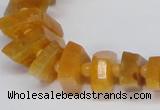 CNG1400 15.5 inches 10*15mm - 12*22mm nuggets agate gemstone beads