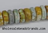 CNG1445 15.5 inches 6*15mm - 8*15mm nuggets agate gemstone beads