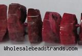 CNG1487 15.5 inches 10*15mm - 12*25mm nuggets agate gemstone beads