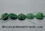 CNG1515 8 inches 20*30mm - 25*35mm freeform agate beads