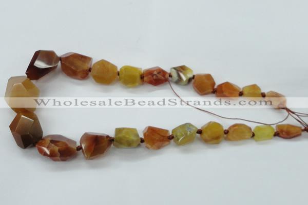 CNG1547 15.5 inches 10*14mm - 20*30mm nuggets agate beads