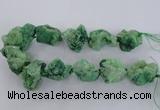 CNG1671 15.5 inches 22*30mm - 25*45mm nuggets plated druzy agate beads