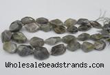 CNG1715 15.5 inches 15*20mm - 20*30mm nuggets labradorite beads