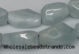 CNG1720 15.5 inches 15*20mm - 20*30mm nuggets aquamarine beads