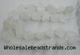 CNG1820 15.5 inches 20*25mm - 25*30mm nuggets white crystal beads