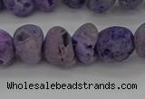 CNG2012 15.5 inches 8*10mm - 10*14mm nuggets plated druzy agate beads