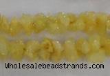 CNG2201 15.5 inches 8*10mm - 10*12mm nuggets plated druzy quartz beads