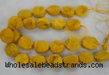 CNG2411 15.5 inches 22*28mm - 28*35mm freeform agate beads