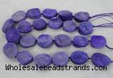 CNG2412 15.5 inches 22*28mm - 28*35mm freeform agate beads