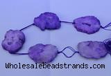 CNG2571 15.5 inches 45*50mm - 55*65mm freeform druzy agate beads