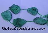 CNG2574 15.5 inches 45*50mm - 55*65mm freeform druzy agate beads