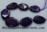 CNG2654 15.5 inches 38*48mm - 42*55mm freeform agate beads