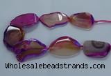 CNG2664 15.5 inches 35*45mm - 40*55mm freeform agate beads