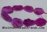 CNG2671 15.5 inches 30*40mm - 40*50mm freeform druzy agate beads