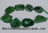 CNG2682 15.5 inches 30*40mm - 40*50mm freeform druzy agate beads