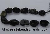 CNG2685 15.5 inches 25*30mm - 30*40mm freeform druzy agate beads