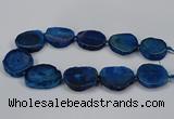 CNG2778 15.5 inches 30*35mm - 35*40mm freeform agate beads