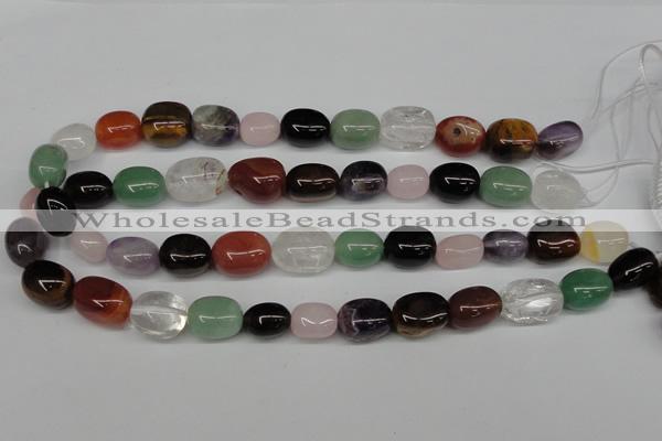 CNG28 15.5 inches 12*17mm nuggets mixed gemstone beads