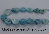 CNG2804 15.5 inches 25*30mm - 30*40mm freeform druzy agate beads