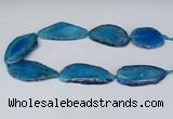 CNG2953 15.5 inches 25*35mm - 30*50mm freeform agate beads