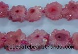 CNG2969 15.5 inches 8*10mm - 15*18mm freeform druzy agate beads