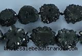 CNG2973 15.5 inches 8*10mm - 15*18mm freeform druzy agate beads