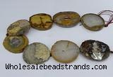 CNG3030 15.5 inches 35*40mm - 45*50mm freeform druzy agate beads