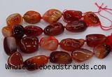 CNG3049 25*30mm - 30*40mm nuggets agate gemstone beads