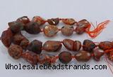 CNG3055 25*30mm - 30*40mm nuggets agate gemstone beads