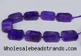 CNG3081 15.5 inches 30*40mm - 35*45mm freeform agate beads