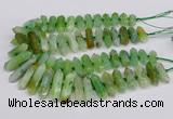 CNG3226 15.5 inches 10*20mm - 12*40mm faceted nuggets agate beads