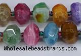 CNG3370 15.5 inches 10*14mm - 12*16mm nuggets agate beads