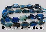 CNG3516 15.5 inches 20*25mm - 25*35mm freeform agate slab beads