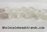 CNG3558 15.5 inches 18*20mm - 25*30mm nuggets rough white crystal beads