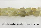 CNG3562 15.5 inches 18*20mm - 25*30mm nuggets rough lemon quartz beads